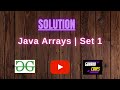 Java Arrays | Set 1 || @GeeksforGeeks  || Problem Solving || Solution || Gorakh Codes
