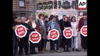 Serbia - Anti-war demonstration