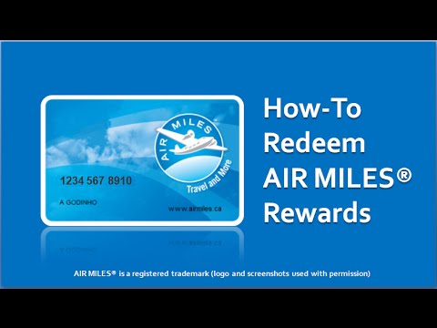 How to Redeem AIR MILES How to Redeem AIR MILES