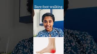 Bare foot walking #walking #physio #srilanka #india #fit #fitness #beachwalk #fitness