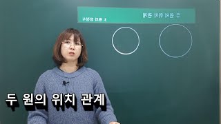 두 원의 위치관계