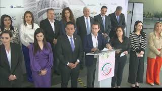 Conferencia de prensa de senadoras y senadores del Grupo Parlamentario del PAN