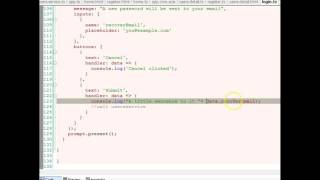 Firebase with Ionic2 Tutorial - 16 - reset password user authentication
