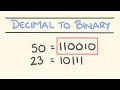 How to Convert Decimal to Binary