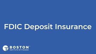 Mini Bite: FDIC Deposit Insurance