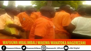 WAFUNGWA KUTOKA MAGEREZA MBALIMBALI WAKIWA WANATOKA MAGEREZANI