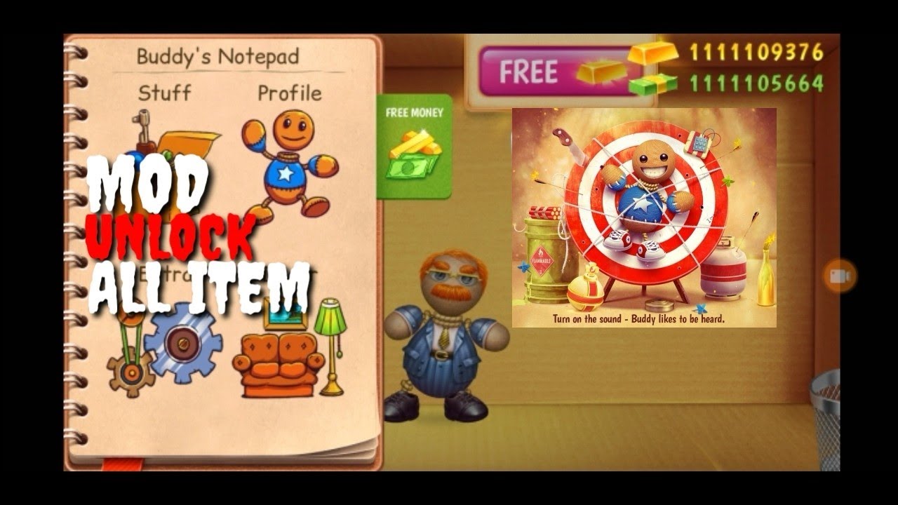 Kick The Buddy Mod Apk All Weapons Unlocked 2021 Trucklader