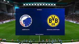 Copenhagen vs Borussia Dortmund | Parken Stadium | 2022-23 UEFA Champions League | PES 2021