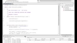 JAVA REVERSE A STRING DEMO