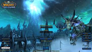 World of Warcraft: Wrath of The Lich King Login Screen