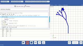 Using Recursion to Draw a Fractal Tree