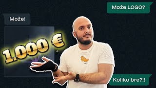 Poklonio sam LOGO i REKLAMU od 1000€!