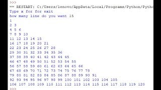 Python Program Print Floyd Triangle