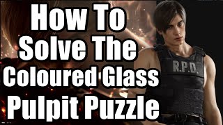 Resident Evil 4 Remake How To Solve The Coloured Glass Pulpit Puzzle