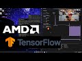 TensorFlow on AMD GPU! DirectML Tutorial and Testing.