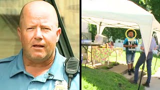 Angry Neighbors Try To Shutdown Boy's Hot Dog Stand, Cops Show Up With Unexpected Offer