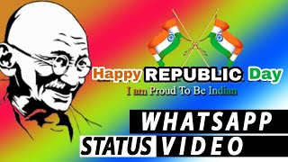 Happy Republic day 2020 Whatsapp Status Video Download