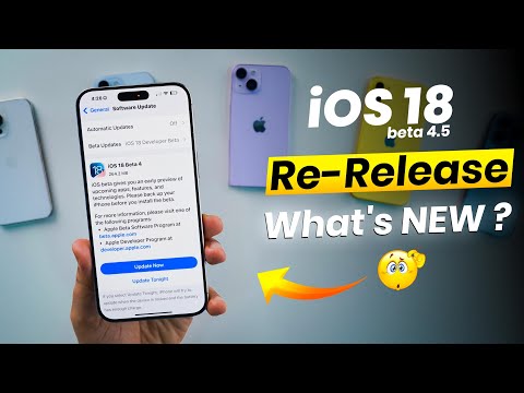 Relanzamiento de iOS 18 Beta 4.5 | ¿Qué hay de nuevo?