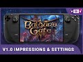 Baldur's Gate III  - v1.0 Steam Deck First Impressions & Recommended Settings