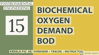 BIOCHEMICAL OXYGEN DEMAND - environmental engineering - part 15