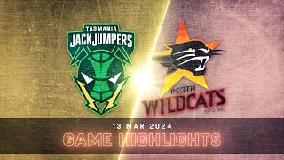 NBL Mini: Perth Wildcats vs. Tasmania JackJumpers Semifinals Game 3 | Extended Highlights