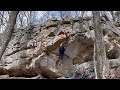 Oracle Stand (V3) - Tennessee Bouldering: Stone Fort (Little Rock City)