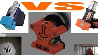 NEW! 3d Printer Extruder| FLOW TEST | E3D V6 VS TL DRAGON VS the 150g MJØLNIR LWX Filament Extruder