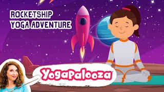Rocket ship kids yoga and mindfulness adventure: Yoga Poses and Relaxation for kids in outer space!