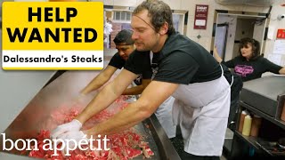 Working A Shift At An Iconic Philly Cheesesteak Restaurant | Bon Appétit