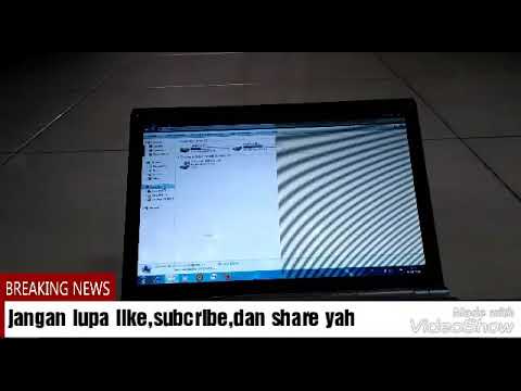 Cara Memperbaiki Layar Laptop Yang Bergaris - YouTube