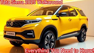 New Tata Sierra 2025 – EV \u0026 Petrol SUV | Everything You Need to Know!