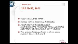 SAE Automotive EMC Testing for North America Webinar 2012