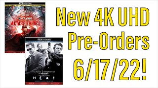 New 4K UHD Blu-ray Pre-Orders for 6/17/22!