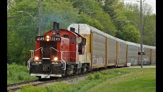 RAILREEL Big Boys \u0026 Shortlines CN OSR Ingersoll Ontario May 20 2022