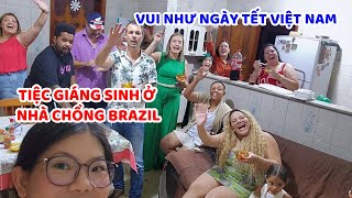 Cả nhà chồng Brazil cùng nhau nói tiếng Việt rất chuẩn - giáng sinh 2024 sum vầy vui như tết đến