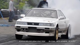 TASCAM DR-V1HD in MZ21 SOARER at Sendai Hi-land JAPAN DRAG RACEWAY