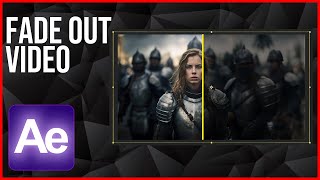 How To Fade Out Footage Explained in 35 Seconds | After Effects