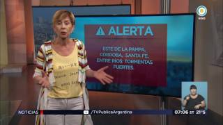 TV Pública Noticias - Nadia y las alertas meteorológicas