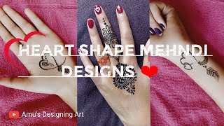 Heart Shape Mehndi Designs | Stylish Mehndi Design | Simple Mehndi Design| Mehndi Design | Mehandi