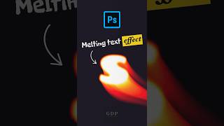 Melting text effect using photoshop #photoshop #meltingtext # photoshoptips