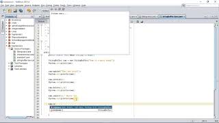 Java programming tutorial with Official Hord - String Buffer Class (Insert and Replace)