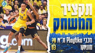 Highlights: Maccabi Playtika Tel Aviv vs AS Monaco 78:8 (EuroLeague Playoffs Game 3)