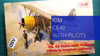 ICM 1/32 CR.42 Falco with Italian Pilots (32025) Review