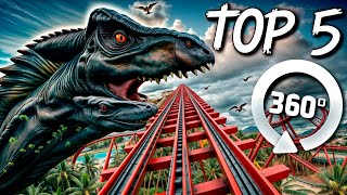 Thrilling 360 VR Adventure: Top 5 Dinosaurs Roller Coaster
