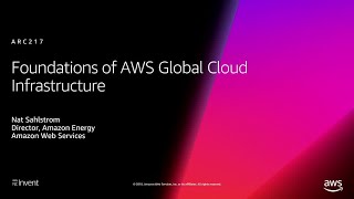 AWS re:Invent 2018: Foundations of AWS Global Cloud Infrastructure (ARC217)