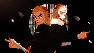 【鬼滅のMMD】KING【煉獄杏寿郎】