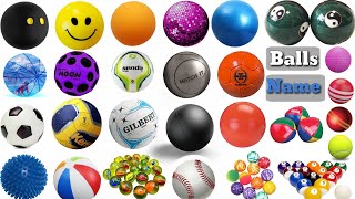 Balls Vocabulary || balls name || 45 Different Balls Name in English with Pictures | TYPES OF BALLS