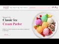Multipages ice-cream shop website using html css js php & mysql from scratch admin panel part four