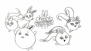 Disney Junior Sunny Bunnies Coloring Pages - Neuro Coloring