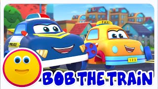 Bob the Train عجلات على سيارة الشرطة + المزيد من القصائد الشعبية للأطفال باللغة العربية